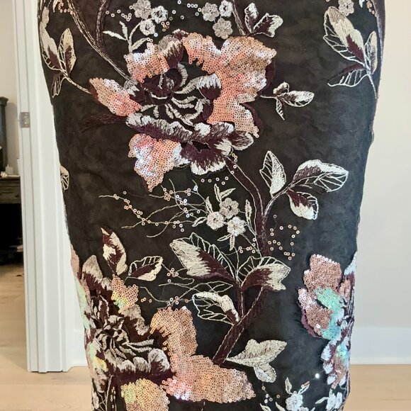 Dress The Population Aspen Floral Midi Bodycon Dress - Picture 4 of 4